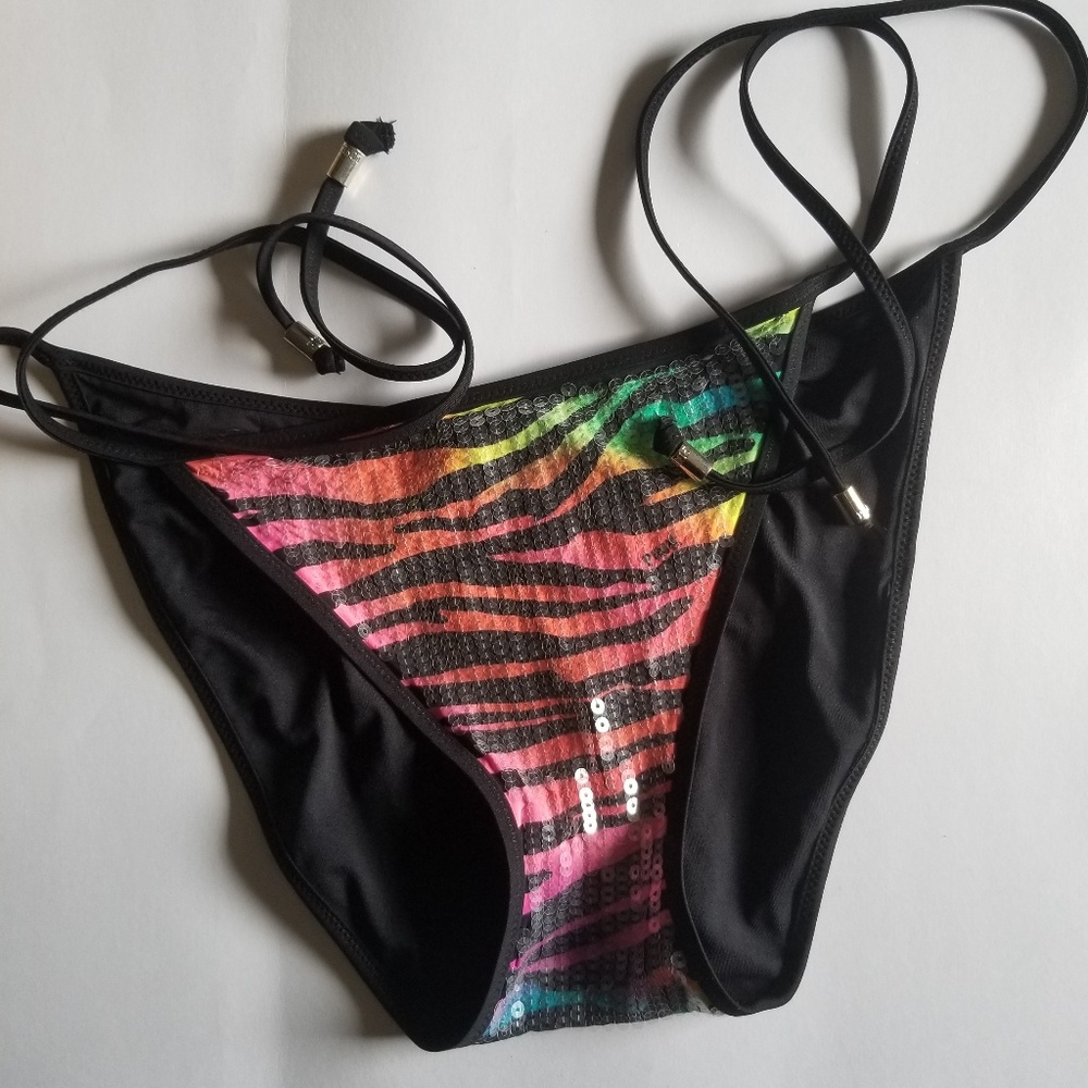 Victorias Secret PINK Bikini Bottom side tie Large